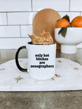 Sonographer Sonography Graduation Mug Gifts Coffee Cup Accent Black Pink Blue Red Navy Handle Funny Office Decor Graphic Tee – Bold Style · Great Gift For Fans