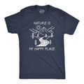Nature Is My Happy Place Nature Shirts Tree Shirts Trees Great Outdoors Shirt Mountains Shirt Mens Wilderness Camping Shirts Graphic Tee – Easygoing Wear · Must-Have Style