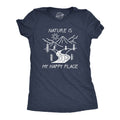Nature Is My Happy Place Funny Nature Shirt Great Outdoors Wilderness Shirt Mountains Shirt Bear Shirts Camping Shirts Camper Gifts Graphic Tee – Premium Graphic · Trending Graphic Apparel