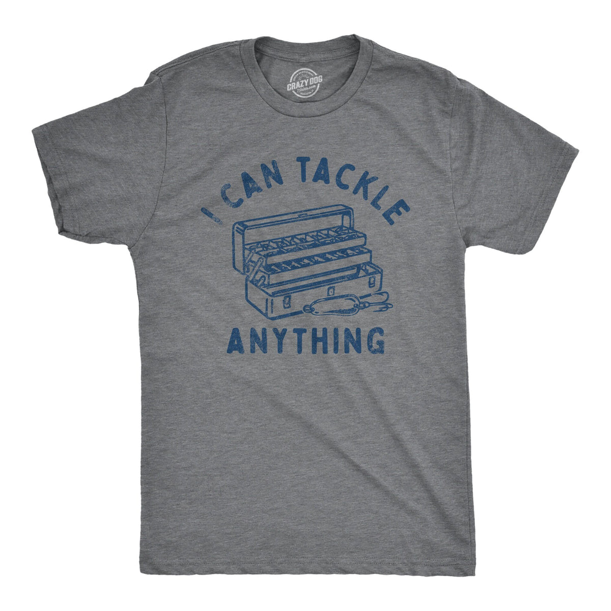 Fishing Shirt Funny Angling Shirt Fishing Gifts Fisherman Gifts Present For Angler I Can Tackle Anything Going Fishing Tackle Box Graphic Tee – Fan Favorite · Great Gift For Fans