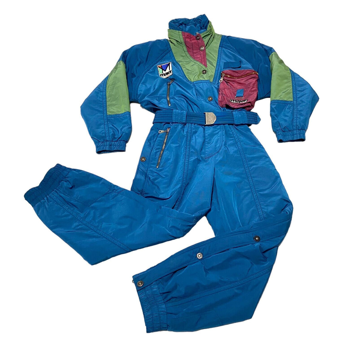 Maier Women39s Ski Suit Vintage Retro Winter Sportswear Snowsuit Blue Green VTG Graphic Tee – Bold Style · Must-Have Style