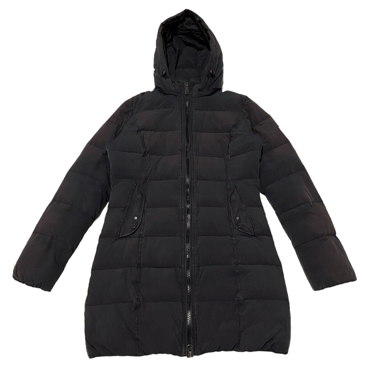 Bomboogie Women39s Mid Length Down Padded Coat Vintage Designer Puffer Black Graphic Tee – Cozy Vibes · Must-Have Style