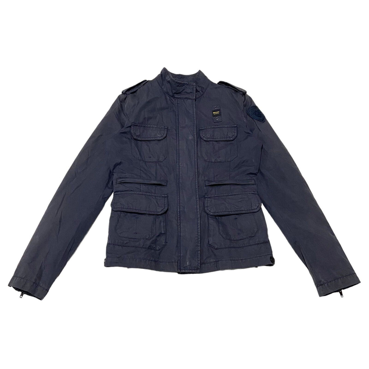 Blauer USA Women39s Utility Jacket Vintage High End Designer Navy Blue Medium Graphic Tee – Soft Feel · Great Gift For Fans
