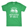Funny Golf Shirt Golfing T Shirt Men Dad Golfer Humor Funny Shirts Rude Offensive Gifts For Golfers Easily Distracted By Balls Golfing Graphic Tee – Aesthetic Look · Perfect For Daily Wear