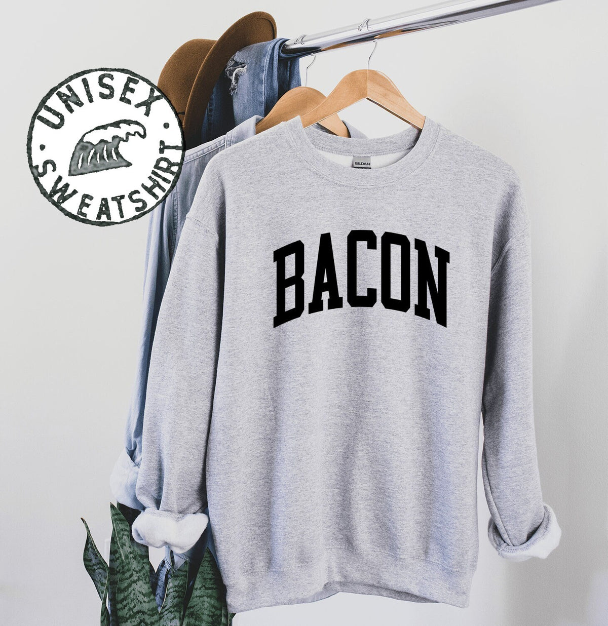 Bacon Sweatshirt Gifts Funny Sweater Shirt Jumper Men Women Him Her Sweatshirt – Aesthetic Look · Must-Have Style