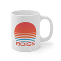 Boise Idaho Mug Retro 80s Ceramic Boise Mug Personalization Available Graphic Tee – Soft Feel · Top Pick For Any Outfit
