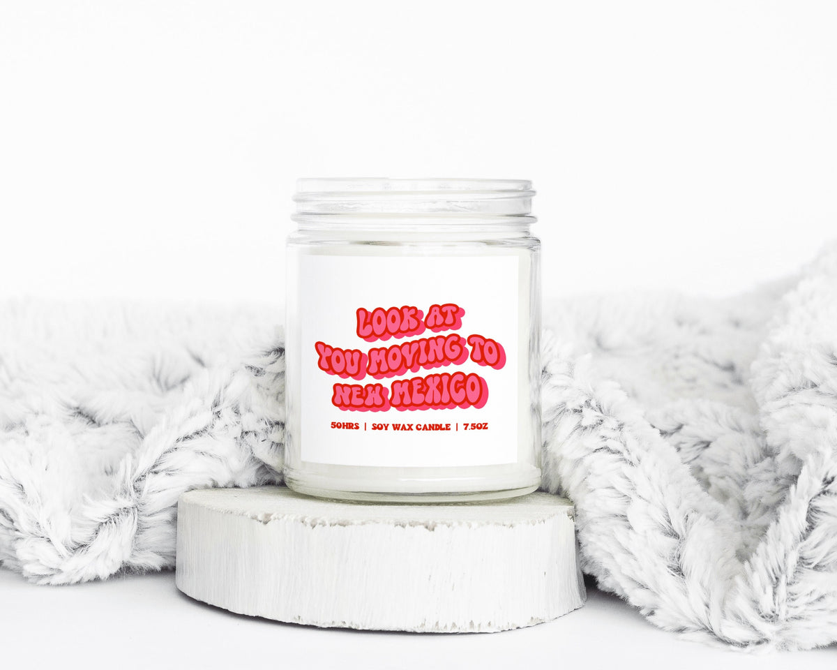 New Mexico Moving Away Gifts Funny Candle Housewarming Soy Wax Scented Decor Graphic Tee – Fan Favorite · High-Quality Print