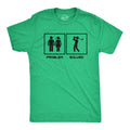 Funny Golf Shirt Golfing Shirts Dad Golfer Humor Funny Shirts Rude Offensive Gifts For Golfers Problem Solved Marriage Golfing Graphic Tee – Warm & Stylish · Great Gift For Fans