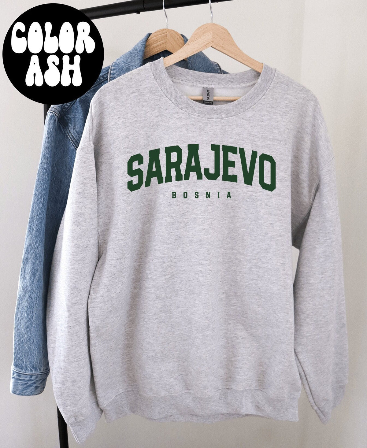 Sarajevo Bosnia Sweatshirt Gifts Crewneck Funny Sweater Shirt Jumper Men Women Him Her Sweatshirt – Bold Style · Must-Have Style