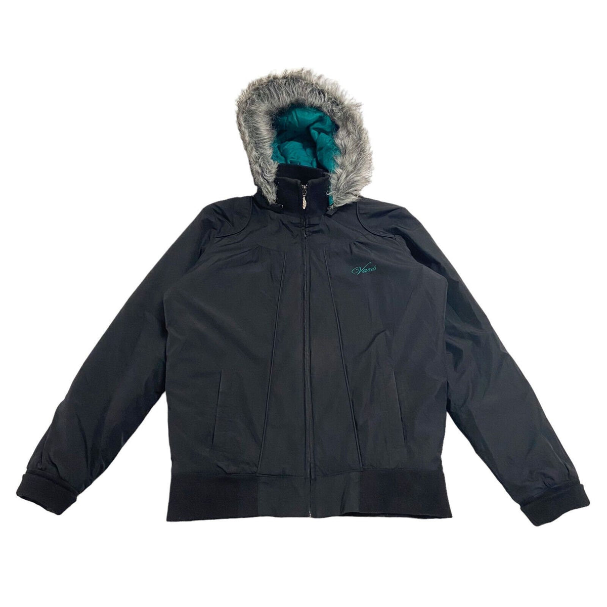 Vans Women39s Padded Faux Fur Parka Jacket Vintage Designer Skate Black Hoodie Hoodie – Warm & Stylish · Great Gift For Fans