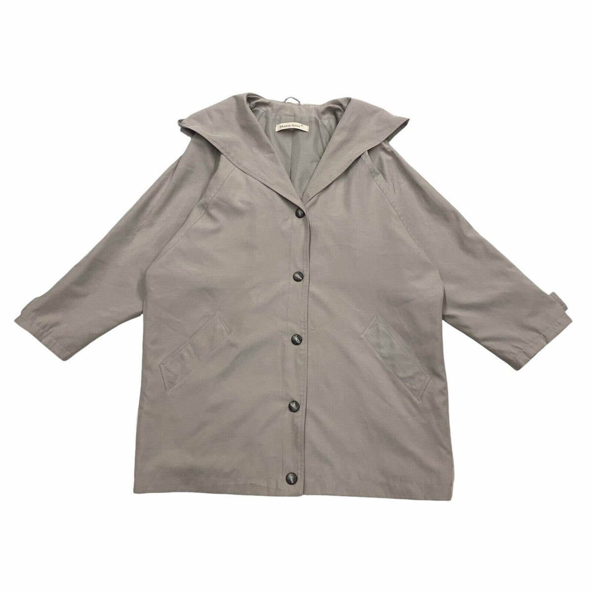 Marina Sport Women39s Hooded Coat Vintage High End Designer Grey Polyester VTG Graphic Tee – Soft Feel · Must-Have Style