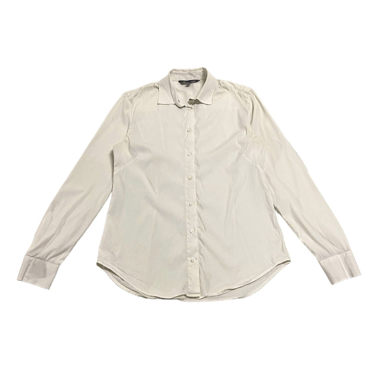 Aquascutum Women39s Button Up Shirt Vintage High End Luxury Designer White VTG Graphic Tee – Bold Style · Perfect For Daily Wear