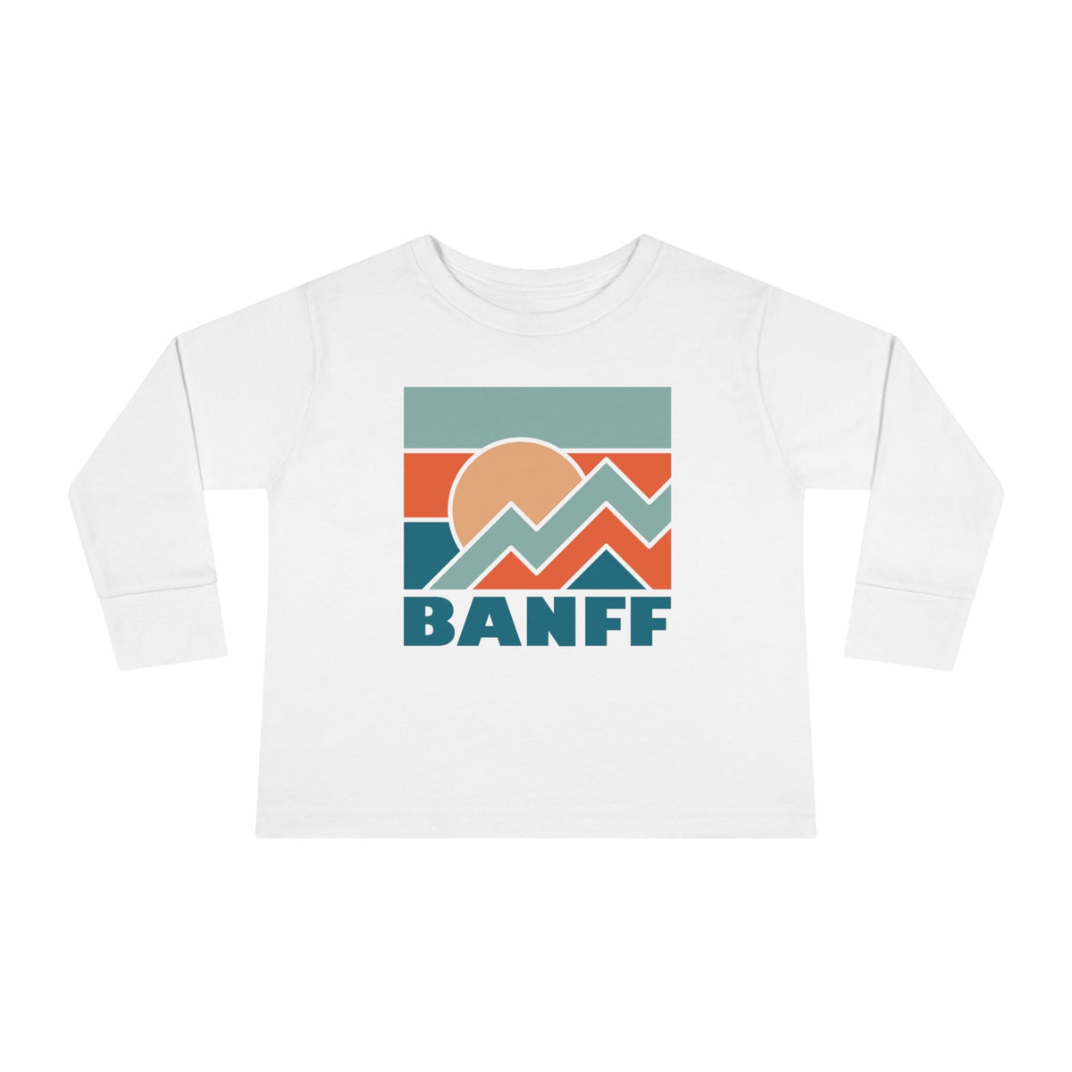 Banff Canada Toddler Long Sleeve Shirt Retro Unisex Toddler Banff T Shirt Personalization Available Graphic Tee – Aesthetic Look · Must-Have Style