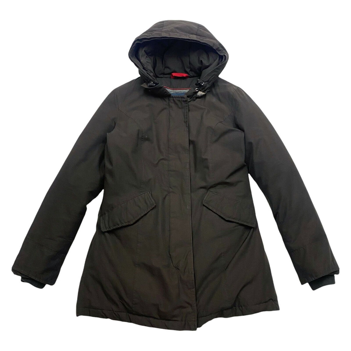 Canadian Women39s Padded Winter Coat Vintage Designer Hoodie Jacket Dark Brown Hoodie – Easygoing Wear · Perfect For Daily Wear