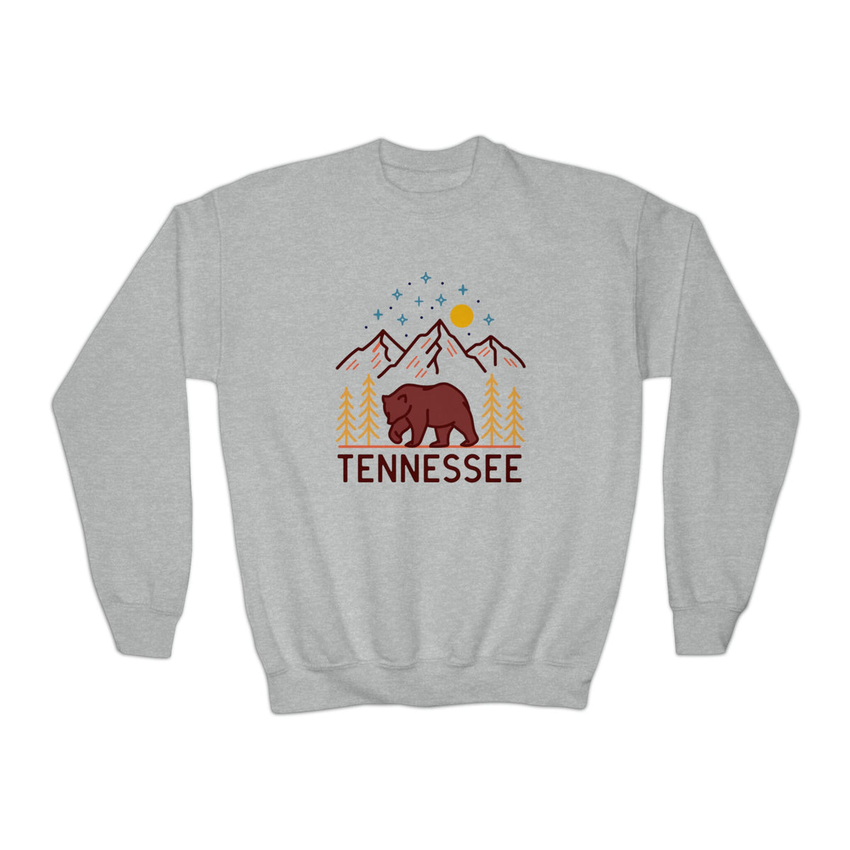 Tennessee Youth Sweatshirt Unisex Kid39s Tennessee Crewneck Sweatshirt Personalization Available Sweatshirt – Bold Style · Trending Graphic Apparel