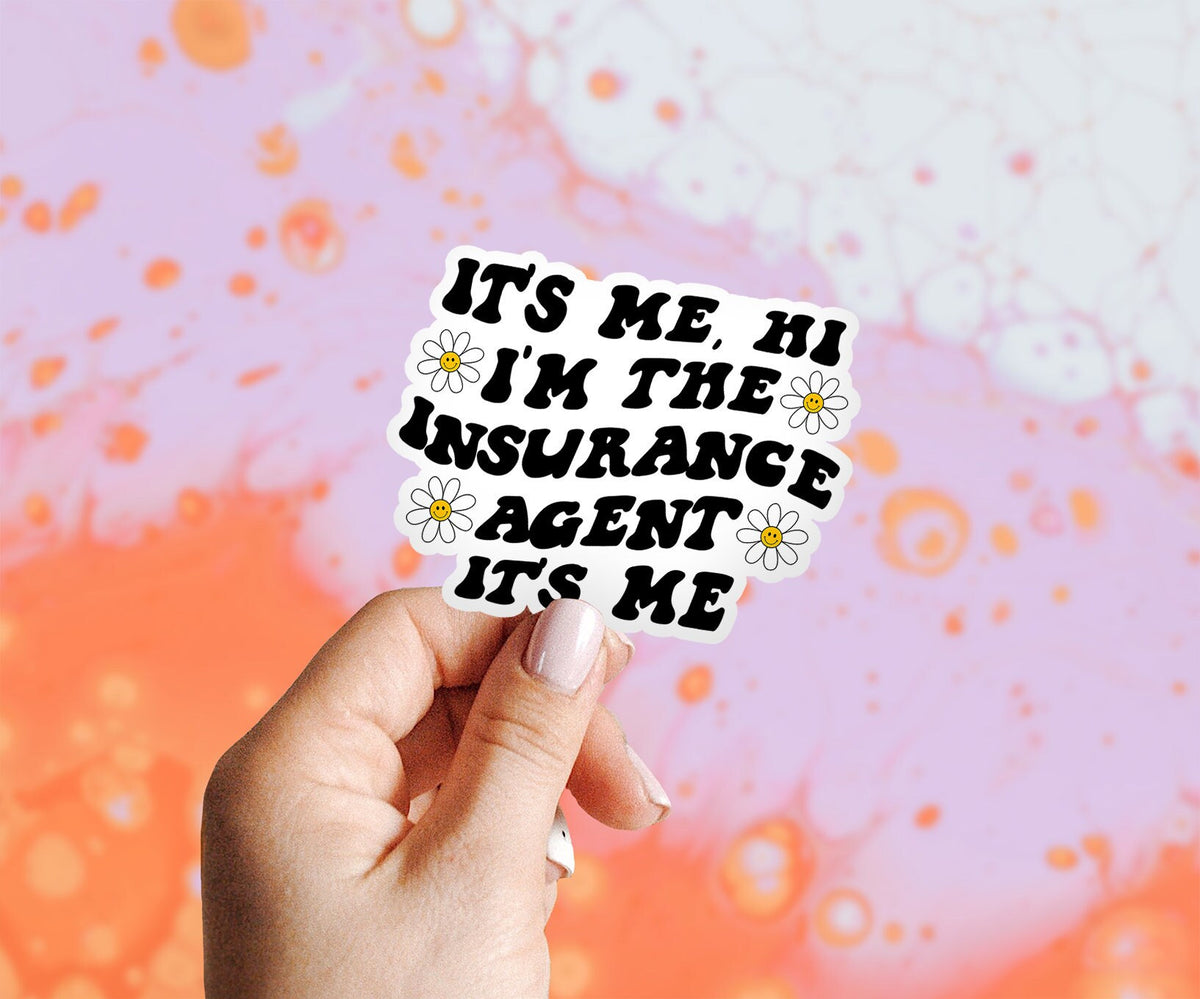 Insurance agent Sticker Gifts Kiss Cut For Laptop Funny Vinyl Sticker Women Men Him Her Graphic Tee – Warm & Stylish · Top Pick For Any Outfit
