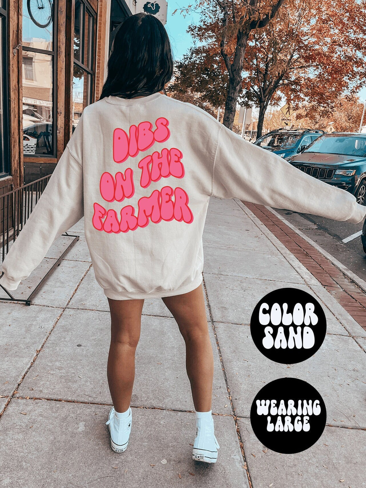 Farmer Wife BACK PRINT Sweatshirt Gifts Funny Sweater Shirt Jumper Men Women Him Her Sweatshirt – Feel-Good Design · Great Gift For Fans