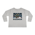 Bozeman Montana Toddler Long Sleeve Shirt Retro Unisex Toddler Bozeman T Shirt Personalization Available Graphic Tee – Everyday Comfort · High-Quality Print