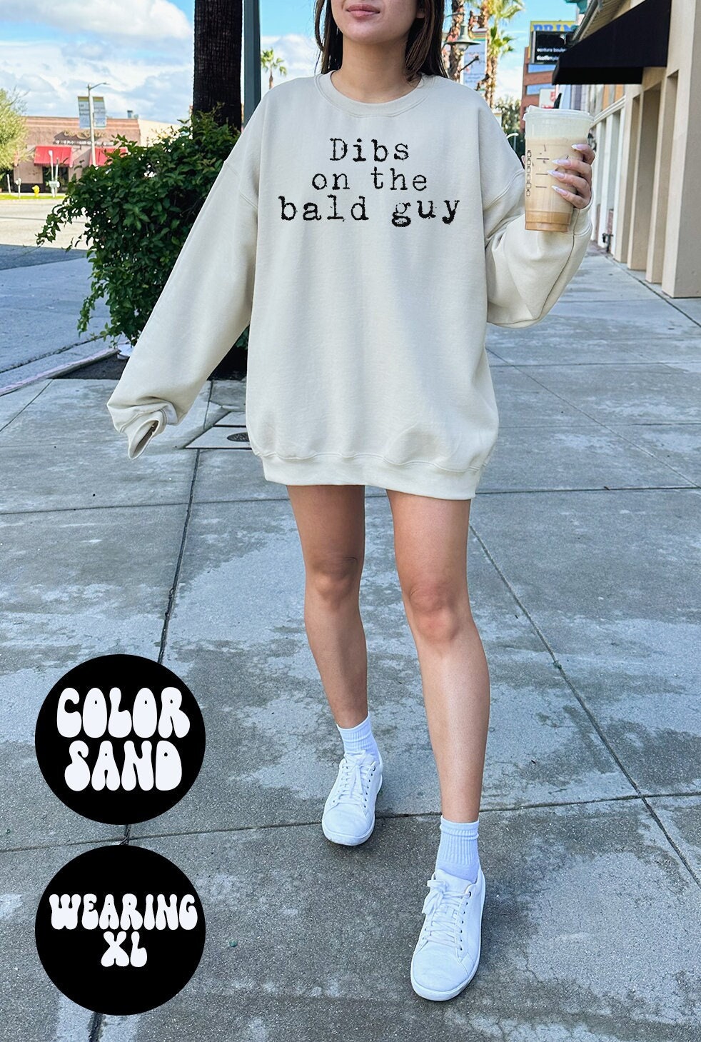 Bald Headed Guy Wife Girlfriend Boyfriend Husband Dad Grandpa Sweatshirt Funny Sweater Shirt Birthday Gifts for Men and Women Sweatshirt – Soft Feel · Great Gift For Fans