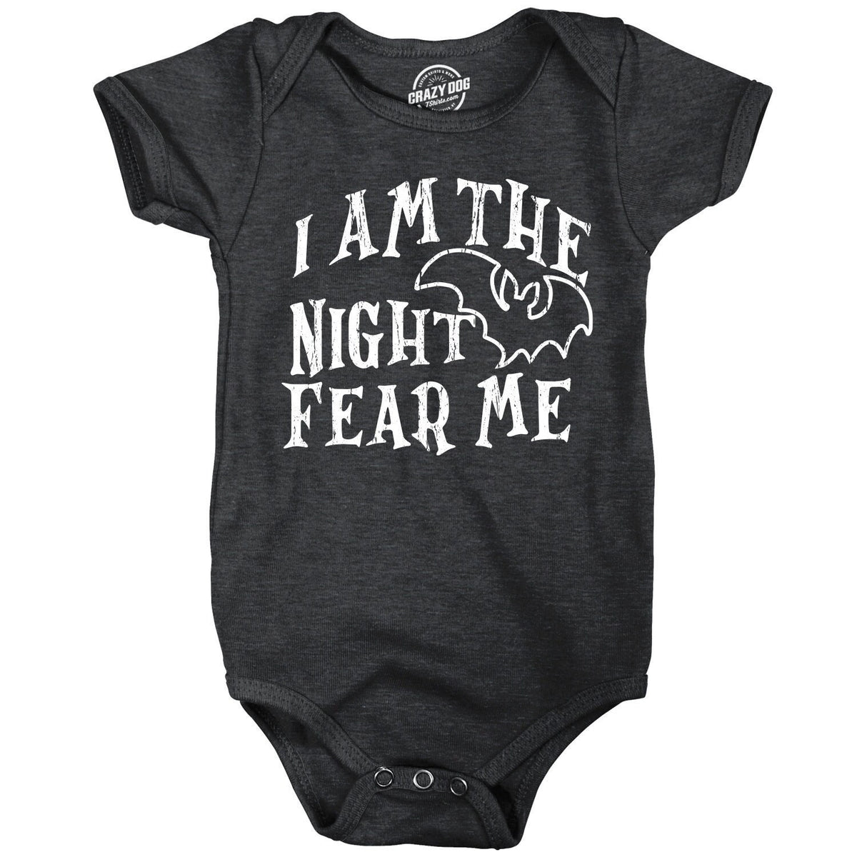 I Am The Night Fear Me Vampire Halloween Baby ROMPER Baby Halloween Costume Halloween Baby Shower Gift Halloween Clothes Bat Costumes Graphic Tee – Aesthetic Look · Perfect For Daily Wear