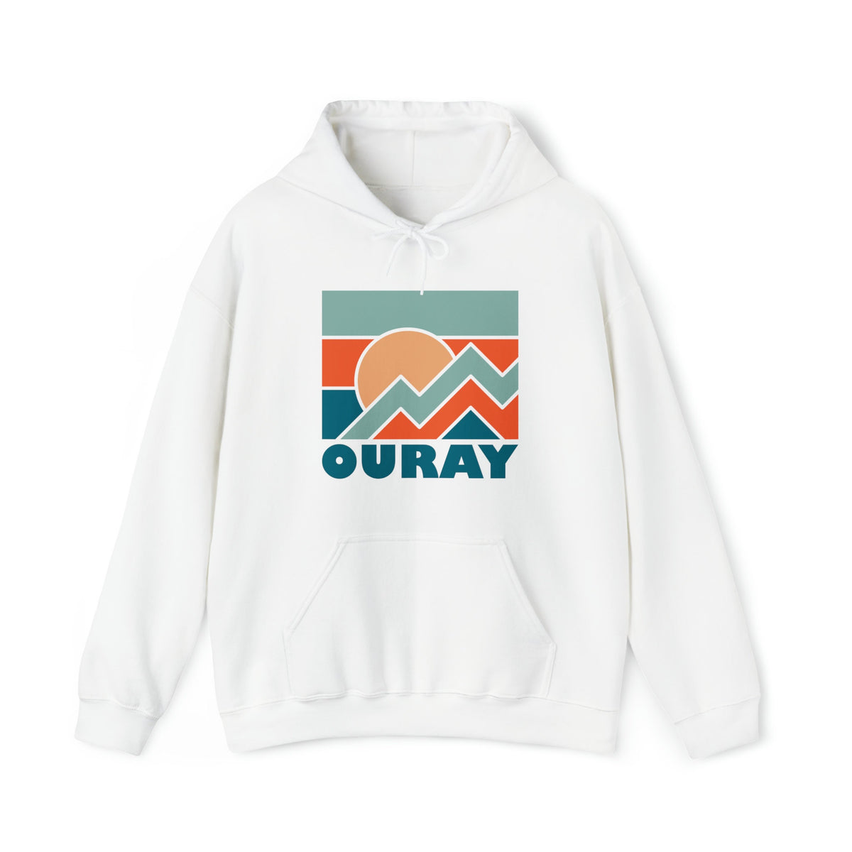 Ouray Colorado Hoodie Retro Unisex Ouray Hoodie Sweatshirt Personalization Available Hoodie – Easygoing Wear · High-Quality Print