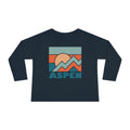 Aspen Colorado Toddler Long Sleeve Shirt Retro Unisex Toddler Aspen T Shirt Personalization Available Graphic Tee – Easygoing Wear · High-Quality Print