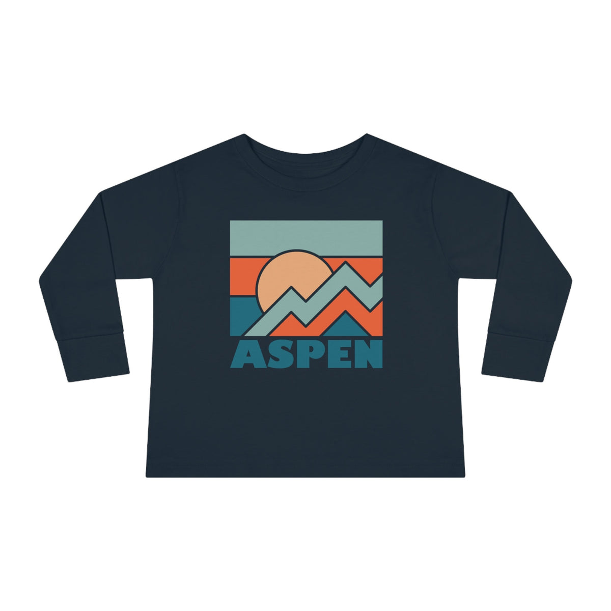 Aspen Colorado Toddler Long Sleeve Shirt Retro Unisex Toddler Aspen T Shirt Personalization Available Graphic Tee – Easygoing Wear · High-Quality Print