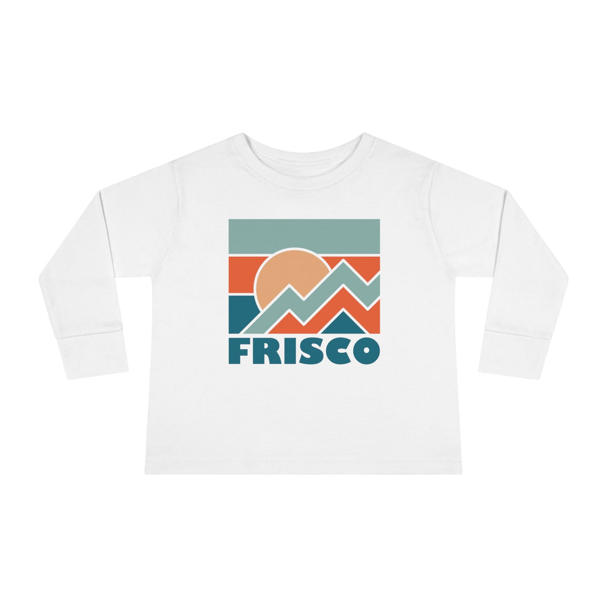 Frisco Colorado Toddler Long Sleeve Shirt Retro Unisex Toddler Frisco T Shirt Personalization Available Graphic Tee – Everyday Comfort · Must-Have Style