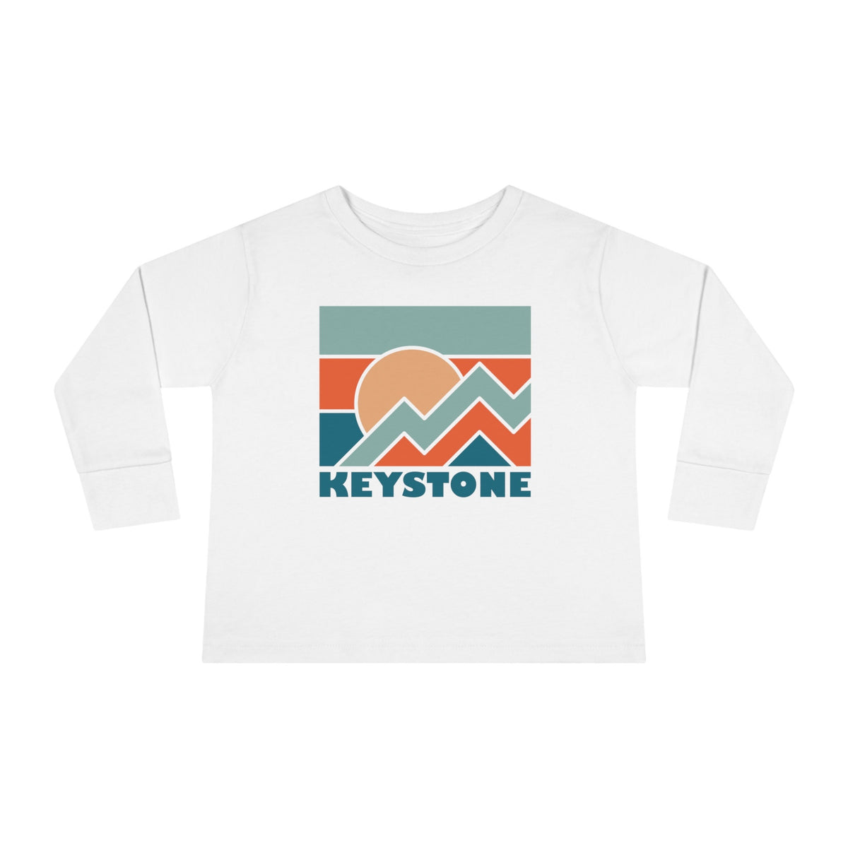 Keyston Colorado Toddler Long Sleeve Shirt Retro Unisex Toddler Keyston T Shirt Personalization Available Graphic Tee – Cozy Vibes · High-Quality Print