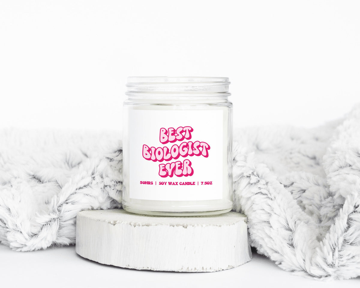 Biology Biologist Graduation Gifts Funny Candle Housewarming Soy Wax Scented Decor Graphic Tee – Soft Feel · Top Pick For Any Outfit