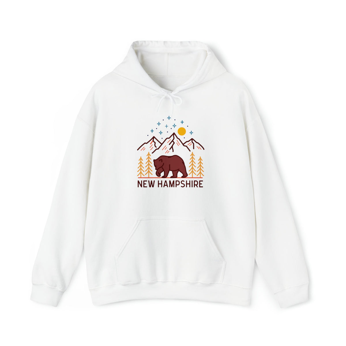 New Hampshire Hoodie Retro Unisex New Hampshire Hoodie Sweatshirt Personalization Available Hoodie – Premium Graphic · Must-Have Style