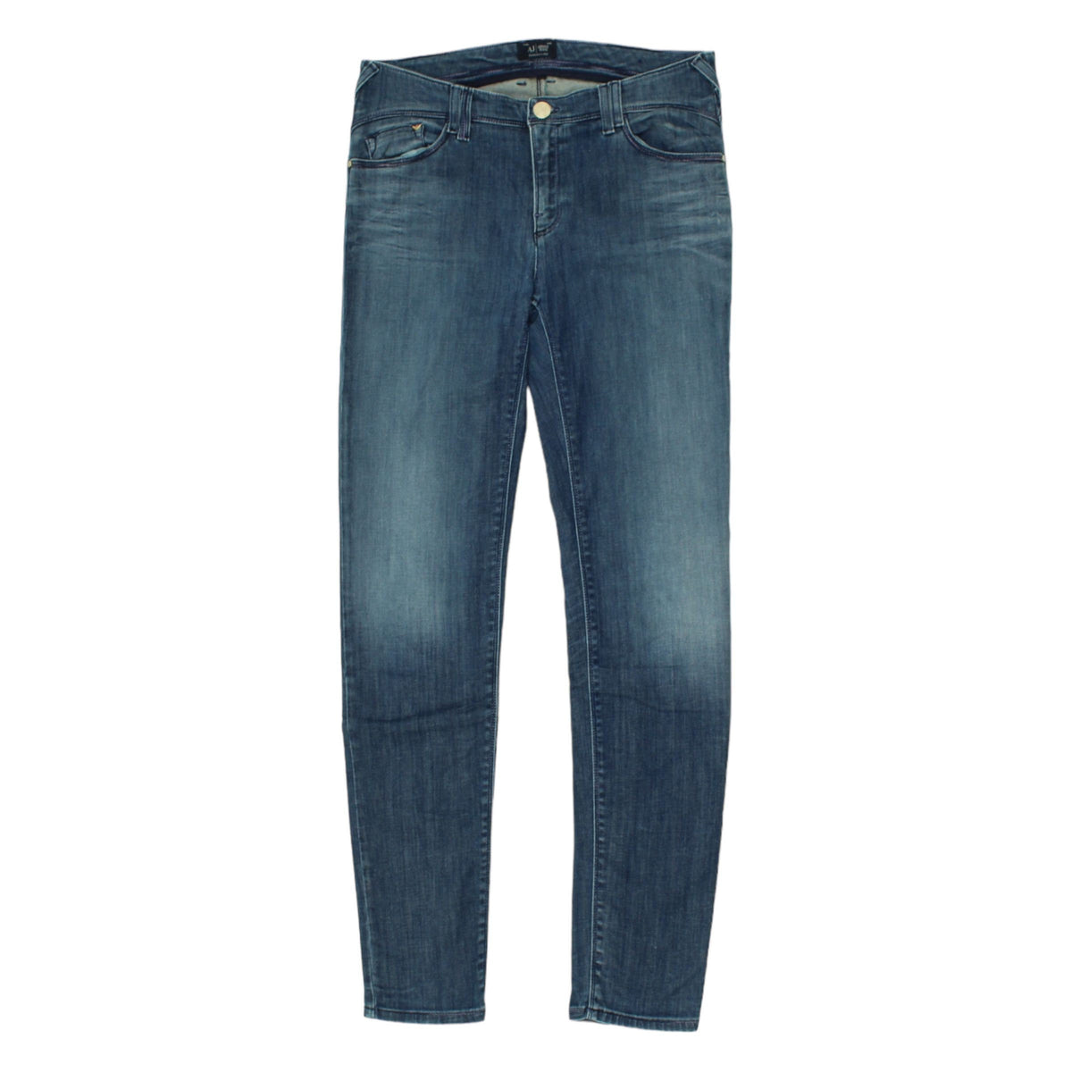 AJ Armani Women39s Tapered Jeans Vintage High End Designer Denim Trousers Blue Graphic Tee – Fan Favorite · Great Gift For Fans