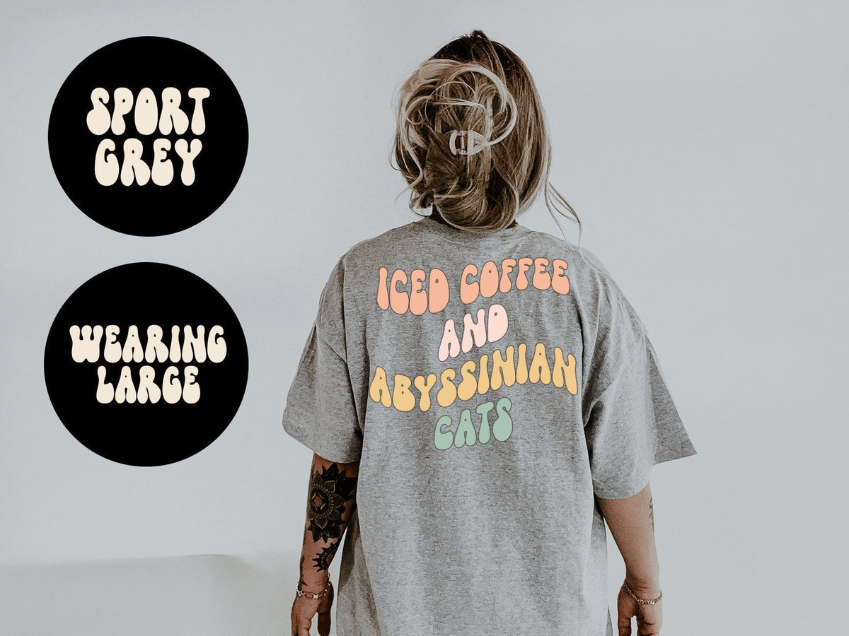 Abyssinian Cat Mom BACK PRINT Shirt Gifts Tshirt Tees TShirt Unisex Funny Graphic Tee – Premium Graphic · Great Gift For Fans