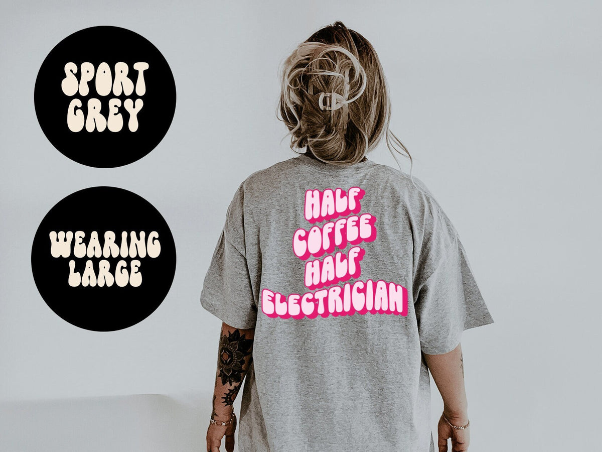 Electrician Graduation BACK PRINT Shirt Gifts Tshirt Tees TShirt Unisex Funny Graphic Tee – Premium Graphic · Great Gift For Fans