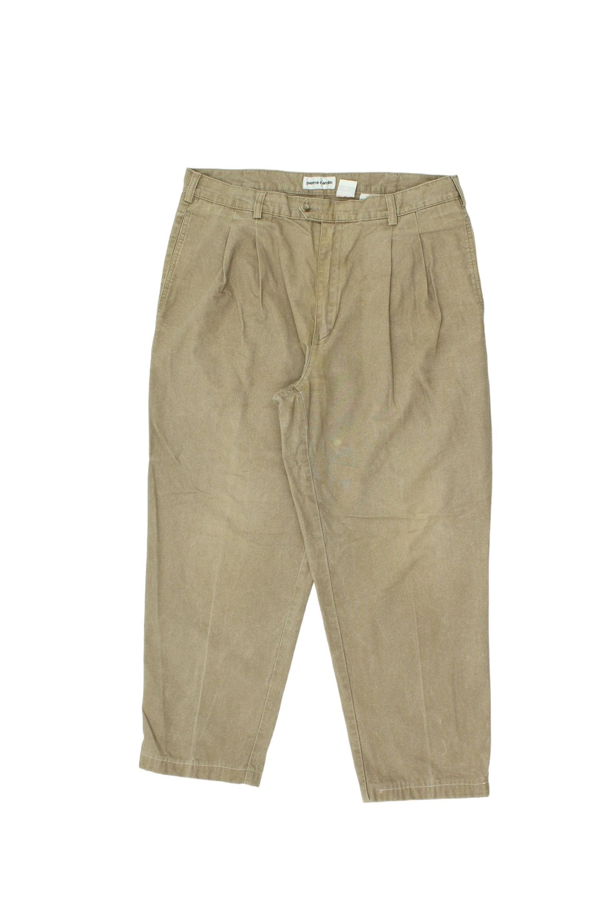 Pierre Cardin Chino Trousers Vintage High End Luxury Designer Stone Grey Beige Graphic Tee – Warm & Stylish · Top Pick For Any Outfit