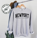 Newport Rhode Island Sweatshirt Gifts Funny Crewneck Sweater Shirt Jumper Men Women Him Her Sweatshirt – Warm & Stylish · Great Gift For Fans