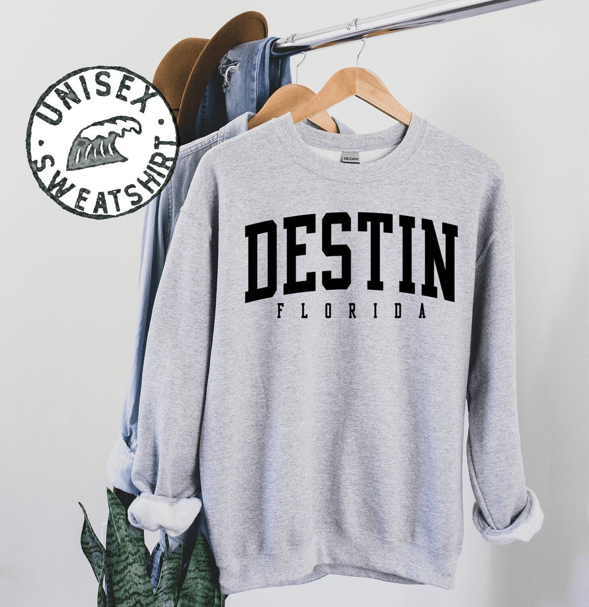 Destin Florida Sweatshirt Gifts Funny Crewneck Sweater Shirt Jumper Men Women Him Her Sweatshirt – Premium Graphic · Perfect For Daily Wear