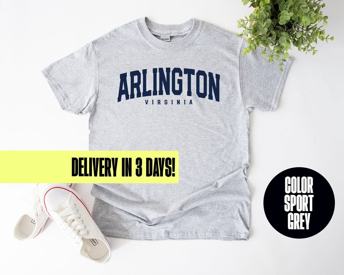 Arlington Virginia VA Shirt Gifts Tshirt Tees TShirt Unisex Funny Express Graphic Tee – Easygoing Wear · Perfect For Daily Wear