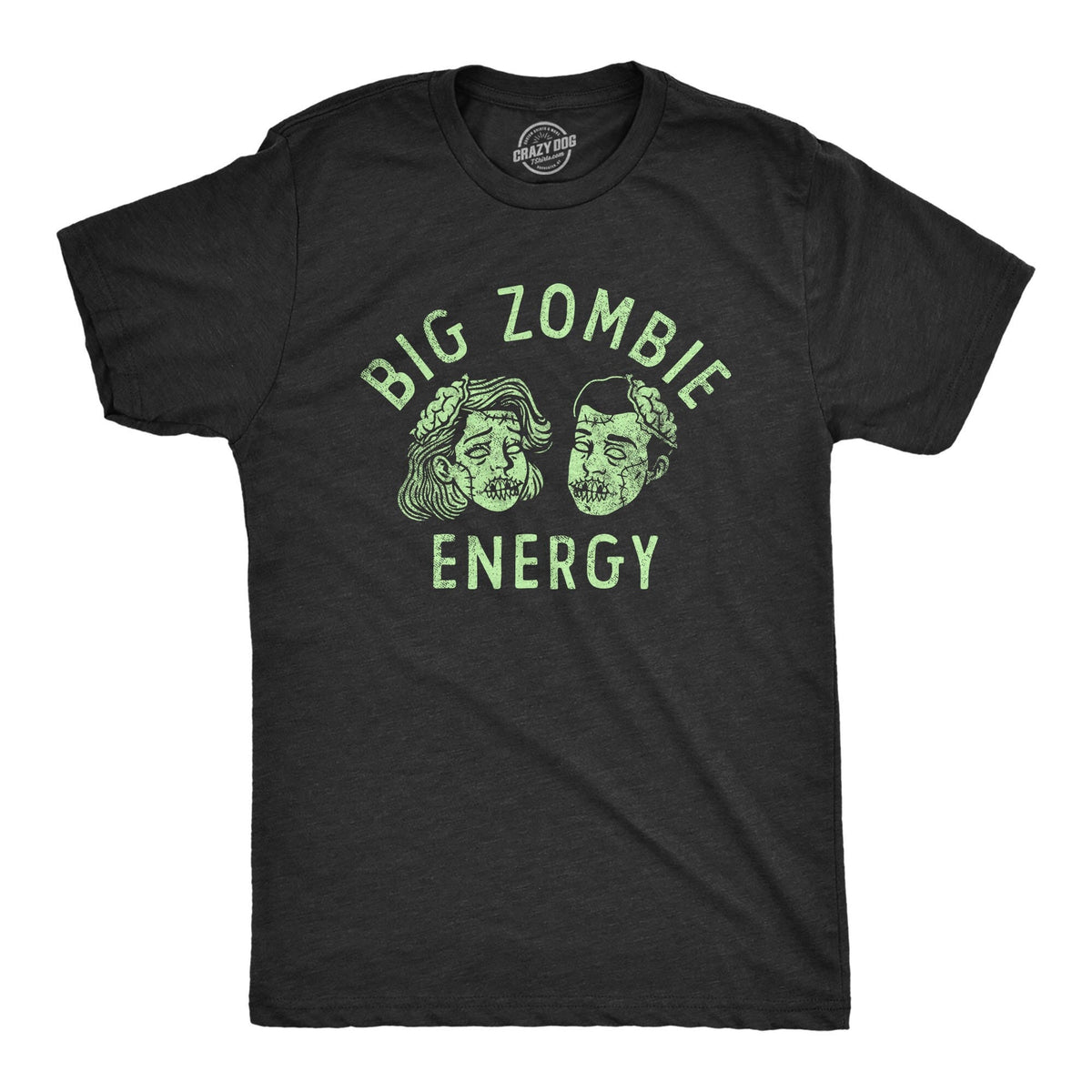 Zombie TShirt Big Zombie Energy We Want Your Brains Dead Shirt Horror T Shirt Funny Shirts Funny Halloween Mens Shirt Graphic Tee – Easygoing Wear · Great Gift For Fans
