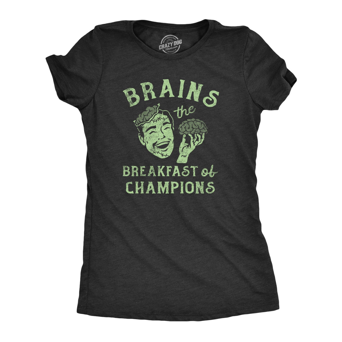Brains The Breakfast Of Champions Black Zombie Shirt Women We Want Your Brains Zombie Apocalypse Shirt Undead Shirt Halloween Shirts Graphic Tee – Fan Favorite · Great Gift For Fans