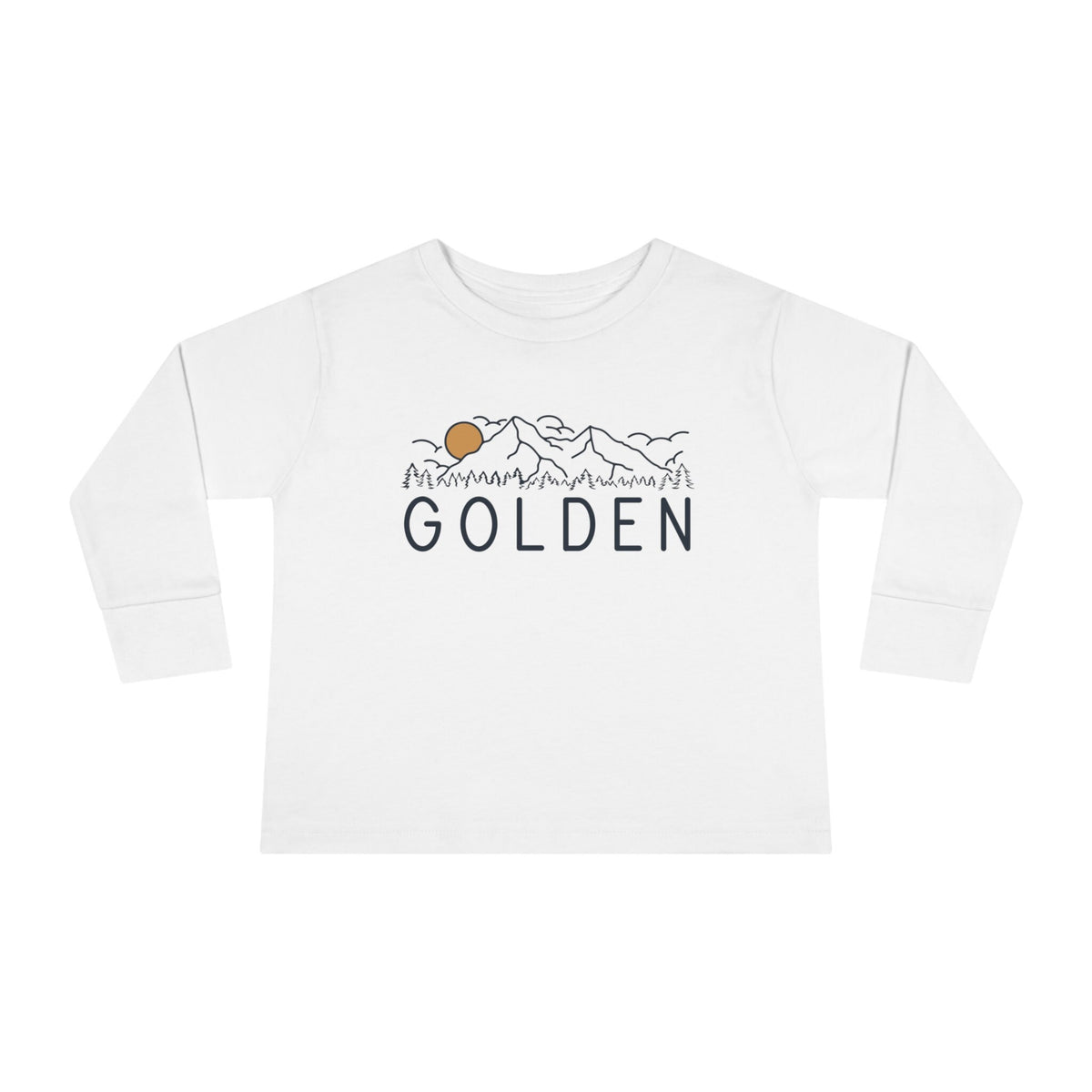 Golden Colorado Toddler Long Sleeve Shirt Retro Unisex Toddler Golden T Shirt Personalization Available Graphic Tee – Soft Feel · Trending Graphic Apparel