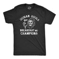 Grim Reaper Shirts Human Souls The Breakfast of Champions Halloween Shirt Skeleton Shirt Funny Shirts Death Shirts Coffee Shirts Graphic Tee – Warm & Stylish · Top Pick For Any Outfit