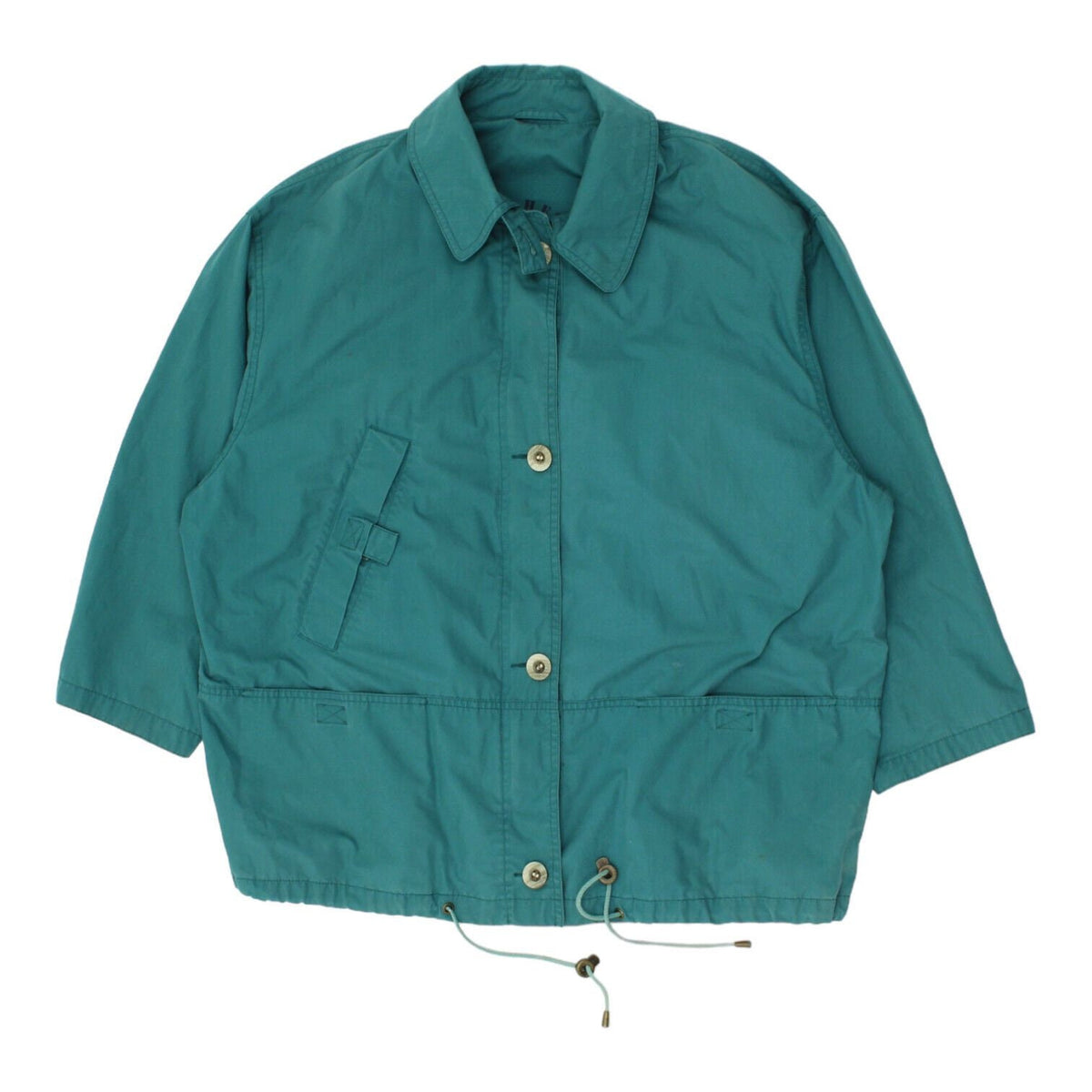 Daniel Hechter Womens Green Jacket Vintage High End Designer Polycotton VTG Graphic Tee – Warm & Stylish · Great Gift For Fans