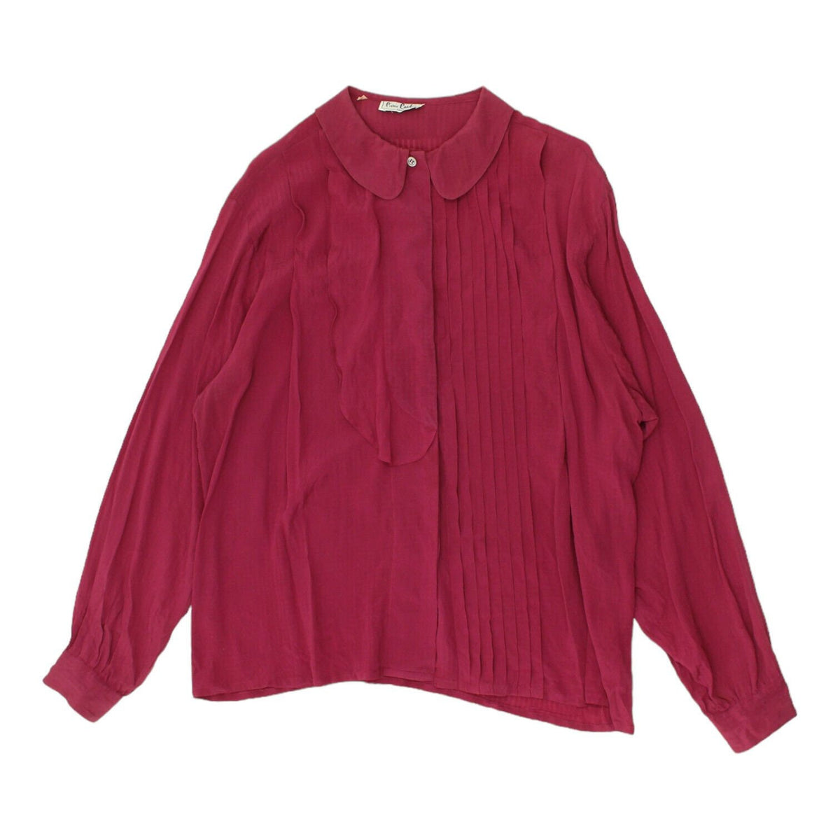 Pierre Cardin Maroon Silk Blouse Vintage High End Designer Acetate Shirt VTG Graphic Tee – Everyday Comfort · Perfect For Daily Wear