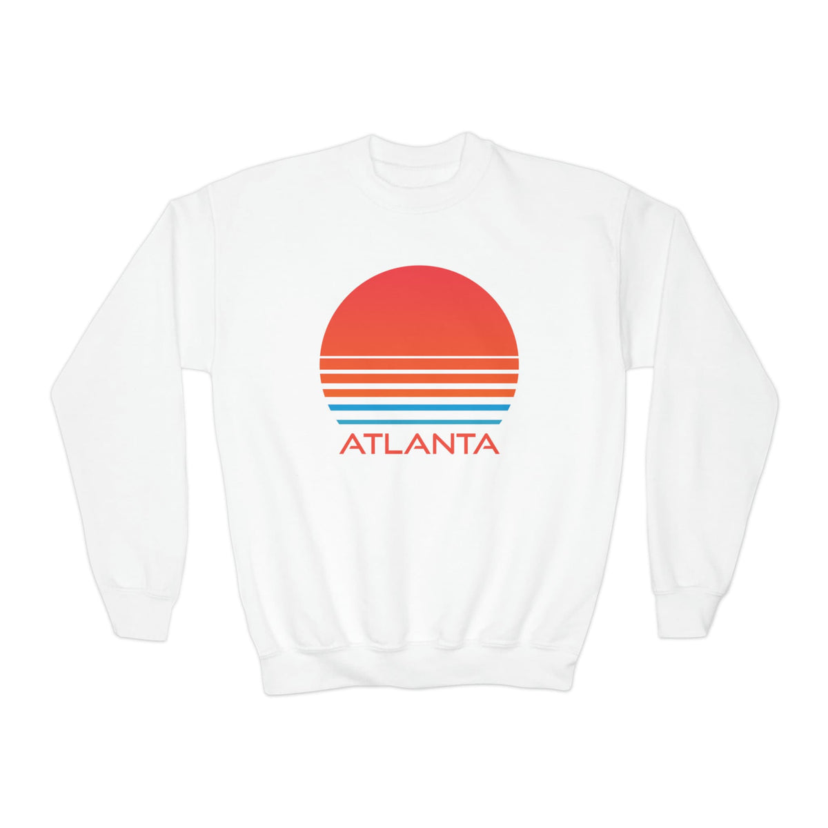Atlanta Georgia Youth Sweatshirt Unisex Kid39s Atlanta Crewneck Sweatshirt Personalization Available Sweatshirt – Aesthetic Look · Perfect For Daily Wear