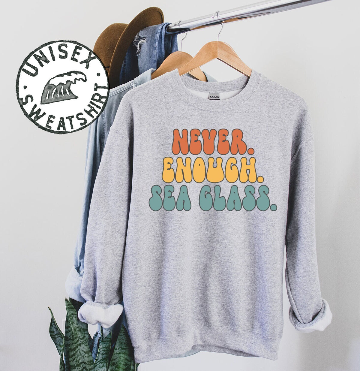 Sea Glass Lover 70s 1970s Seaglass Collector Collection Sweatshirt Gifts Crewneck Funny Sweater Shirt Jumper Men Women Him Her Sweatshirt – Everyday Comfort · Top Pick For Any Outfit