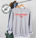 Cheeseburger Sweatshirt Gifts Crewneck Funny Sweater Shirt Jumper Men Women Him Her Sweatshirt – Premium Graphic · Top Pick For Any Outfit