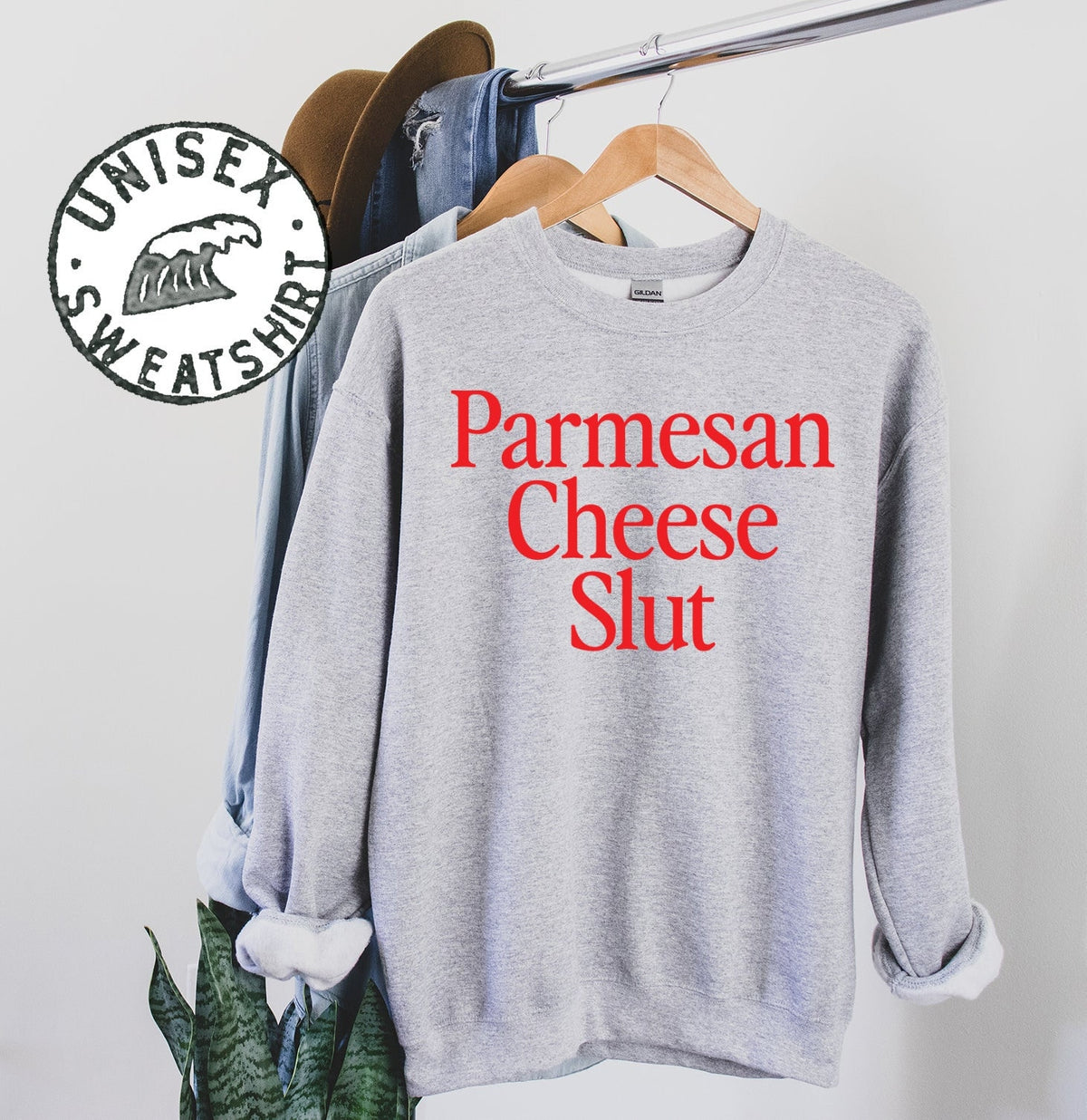 Parmesan Cheese Sweatshirt Gifts Crewneck Funny Sweater Shirt Jumper Men Women Him Her Sweatshirt – Premium Graphic · Must-Have Style