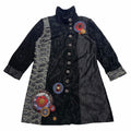 Open End Women39s Patterned Overcoat Vintage High End Designer Black VTG Graphic Tee – Warm & Stylish · Trending Graphic Apparel