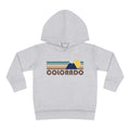 Colorado Toddler Hoodie Retro Mountain Unisex Colorado Toddler Sweatshirt Personalization Available Hoodie – Bold Style · Great Gift For Fans
